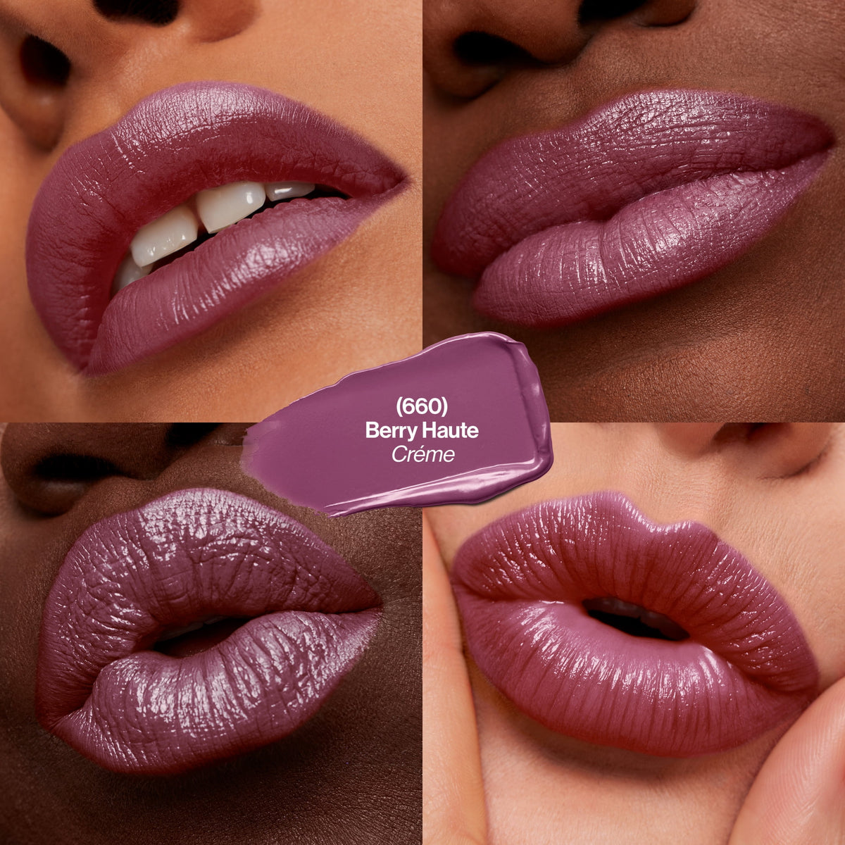 Revlon Super Lustrous Creme Lipstick, Creamy Formula, 660 Berry Haute, 0.15 oz
