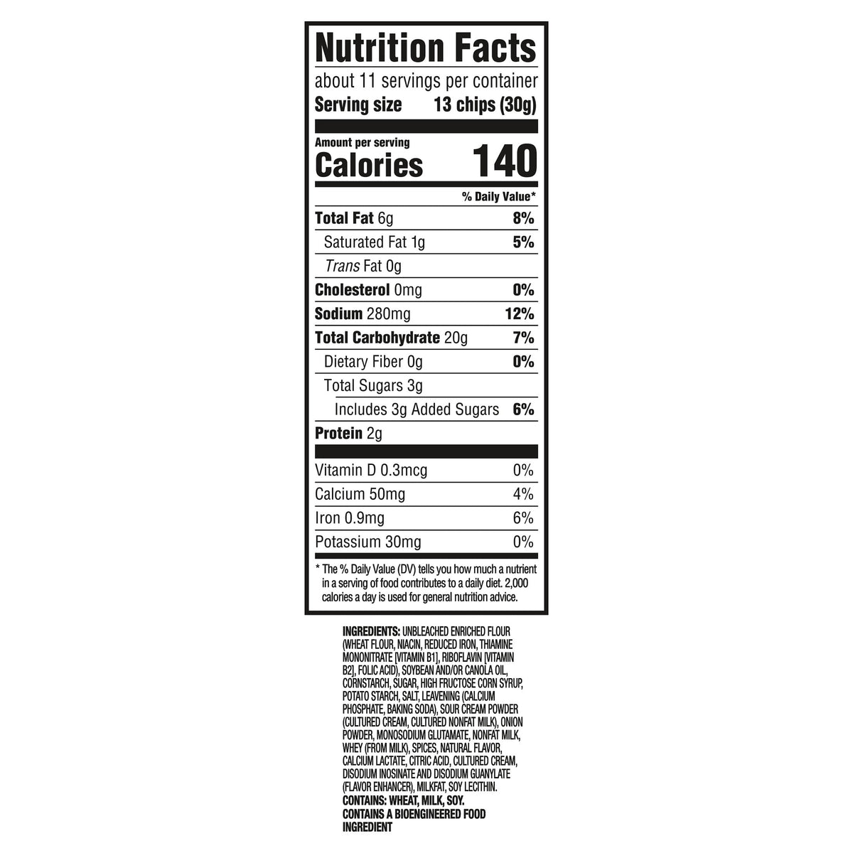 RITZ Toasted Chips Sour Cream and Onion Crackers, Party Snacks, Family Size, 11.4 oz