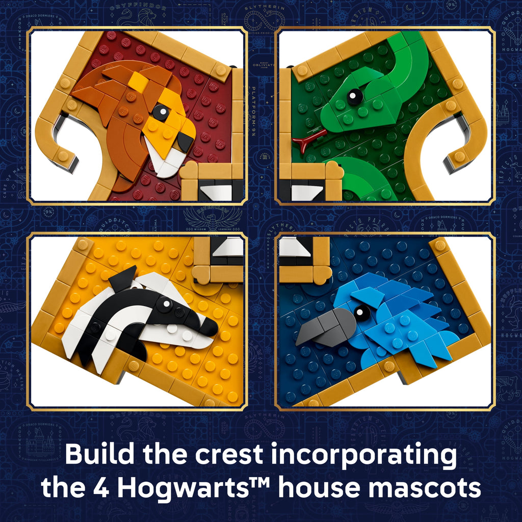 LEGO Harry Potter Hogwarts House Crest Building Set 76462, Ages 12+