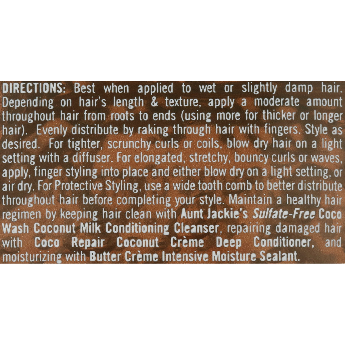 Aunt Jackie's Curls & Coils Curl Boss Coconut Curling Gelée, Travel Size, 3 oz  Moisturizing, Unisex