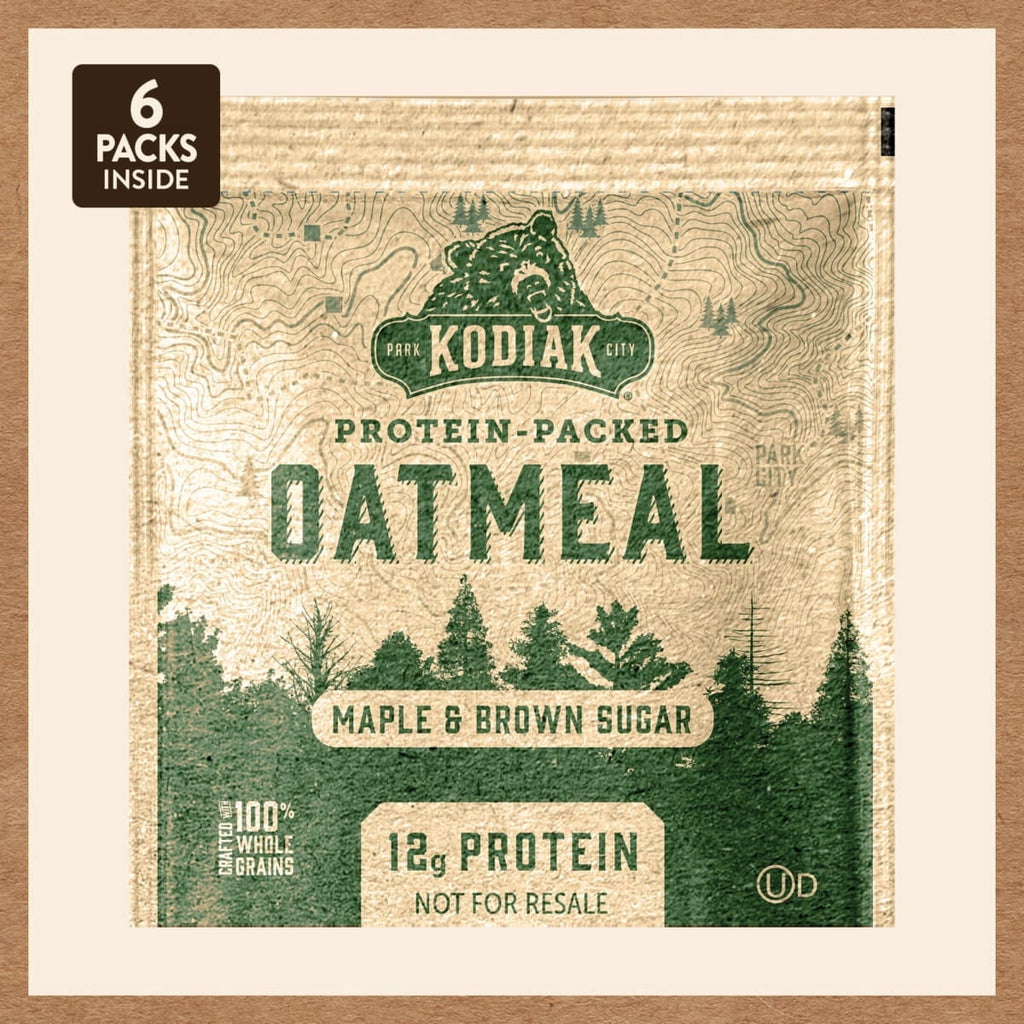 Kodiak Protein-Packed Maple Brown Sugar Instant Oatmeal Packets, 1.76 oz (6 Count)