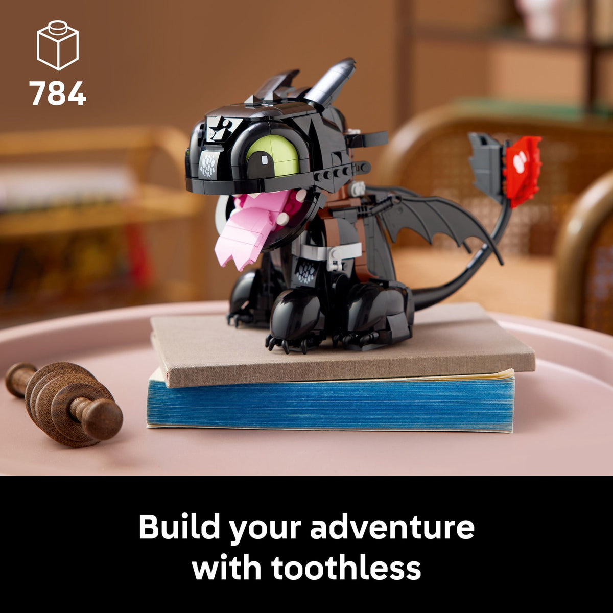LEGO Icons How to Train Your Dragon Toothless Building Set 10375 for Adults, Ages 18+