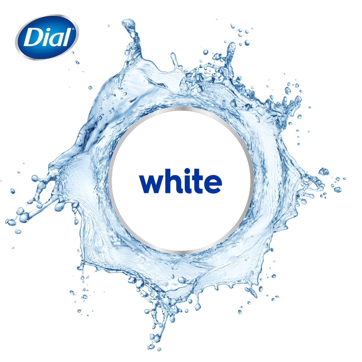 Dial Antibacterial Bar Soap, Refresh & Renew White Deodorant Bar, 4 oz (12 Bars)