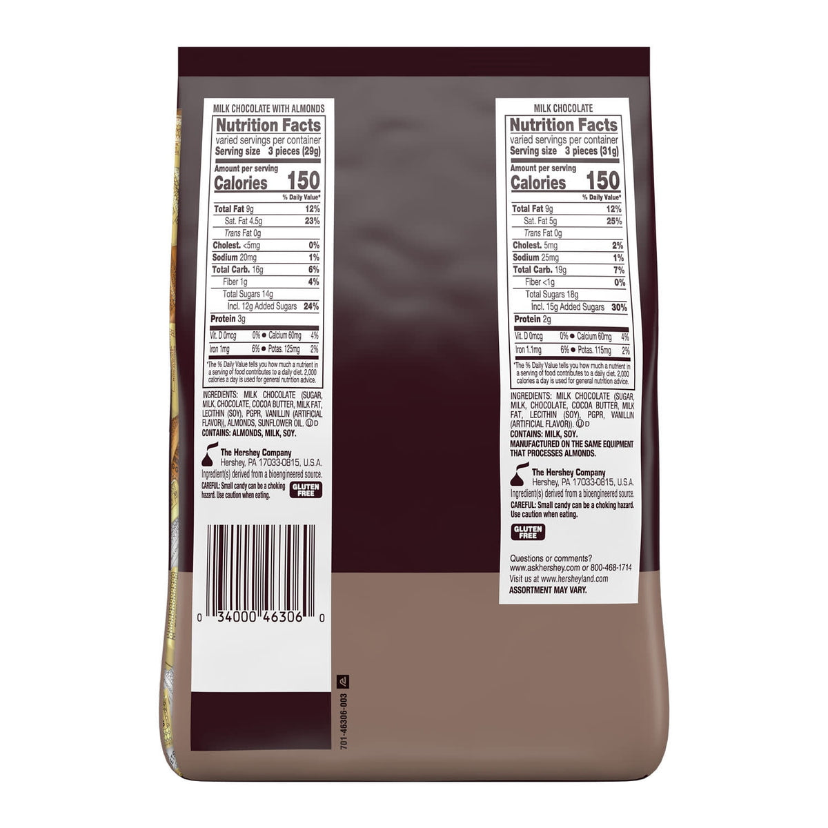 Hershey's Nuggets Assorted Chocolate Candy, Variety Party Pack, 26 oz