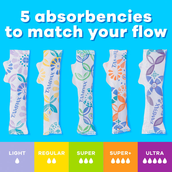 Tampax Pearl Tampons with LeakGuard Braid, Ultra Absorbency, 32 Count