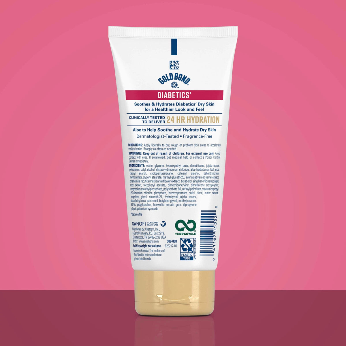 Gold Bond Diabetic Body Lotion, Dry Skin Relief with Vitamin E & Aloe to Soothe and Moisturize Flaky, Rough Skin, 4.5 oz
