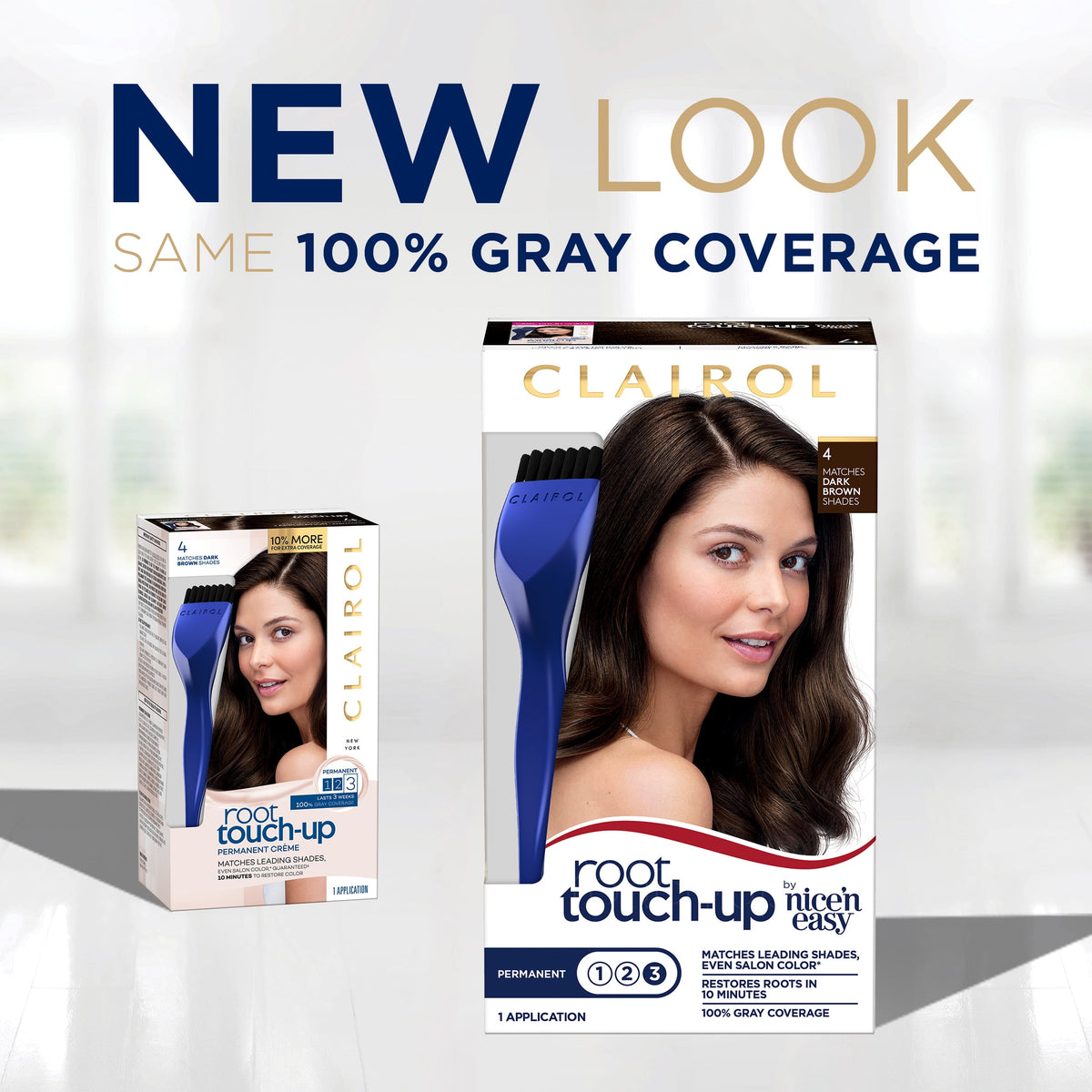 Clairol Root Touch-Up Nice'n Easy Permanent Hair Dye, 6G Light Golden Brown, Hair Color, 1 Kt