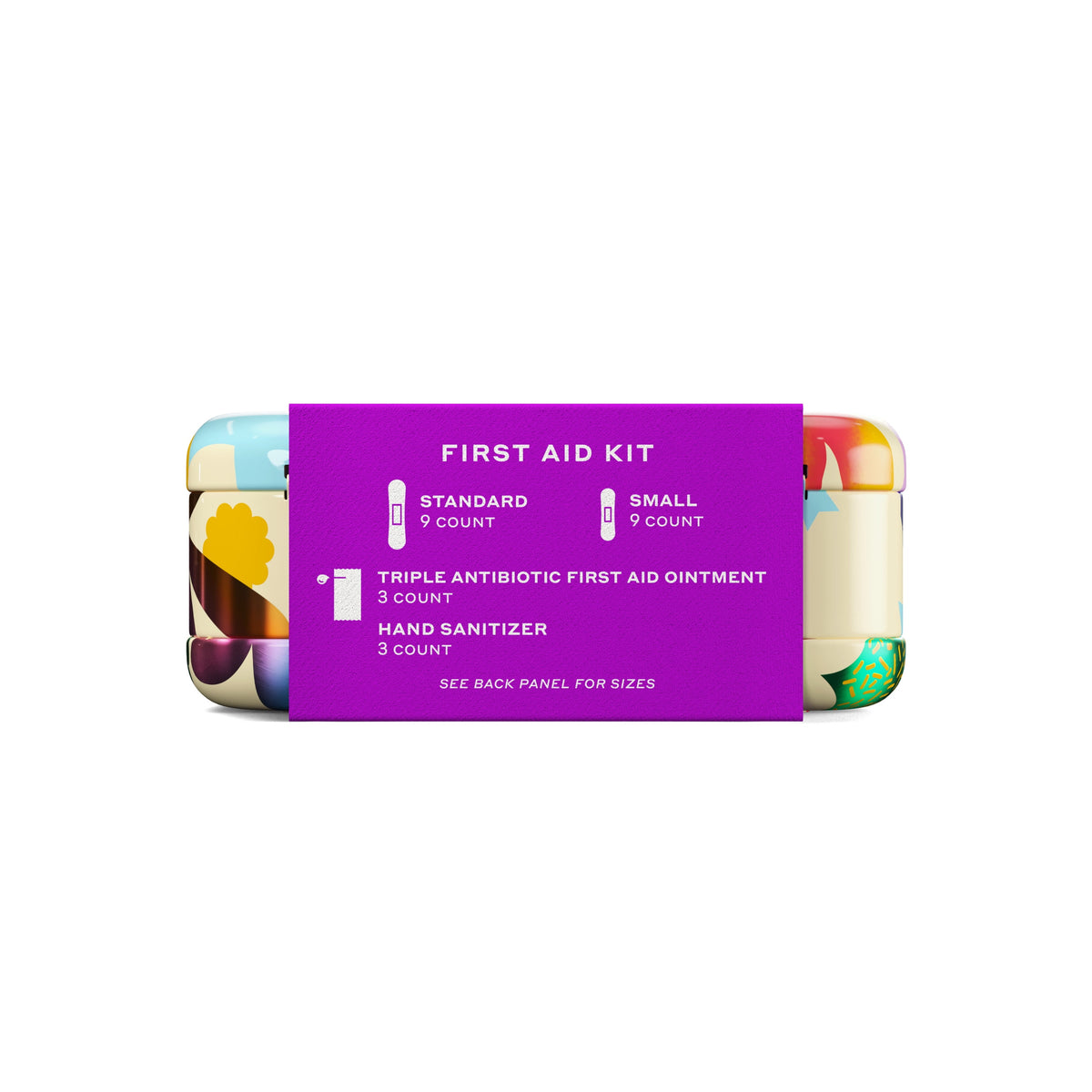 Welly First Aid Kit, Quick Fix Kit for On the Go, Assorted Bandages and Ointments, 24 Count