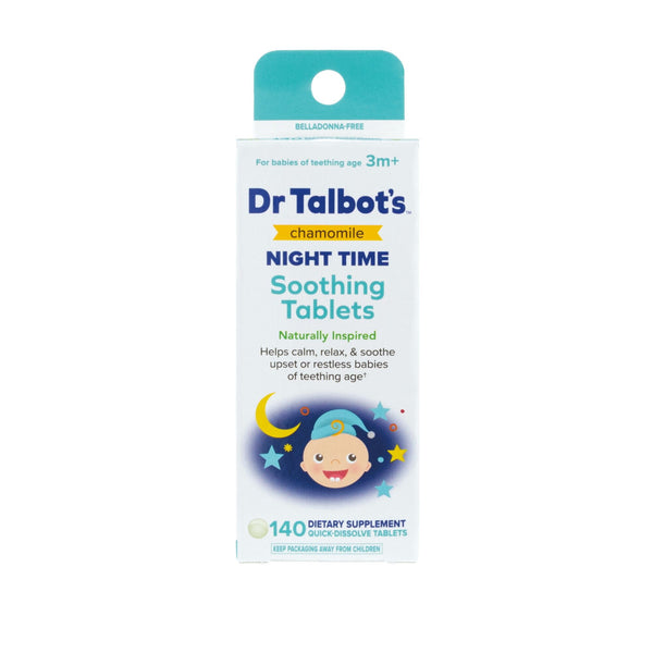Dr. Talbot's Chamomile Night Time Soothing Tablets for Teething Infants, 140 Count