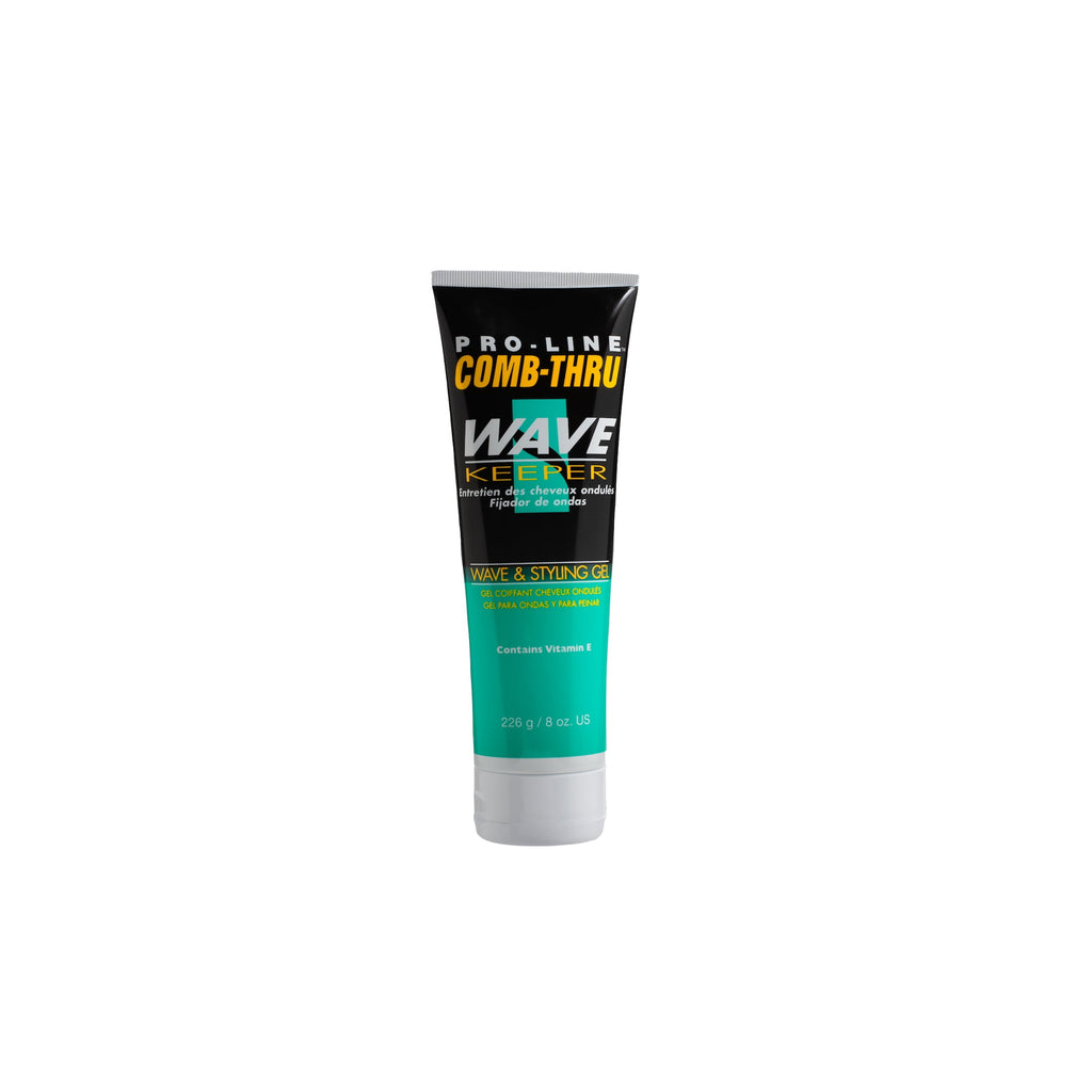 Pro Line Comb-Thru Wave Keeper Styling Gel, 8 oz, Hair & Scalp Conditioner, Moisturizing, Unisex