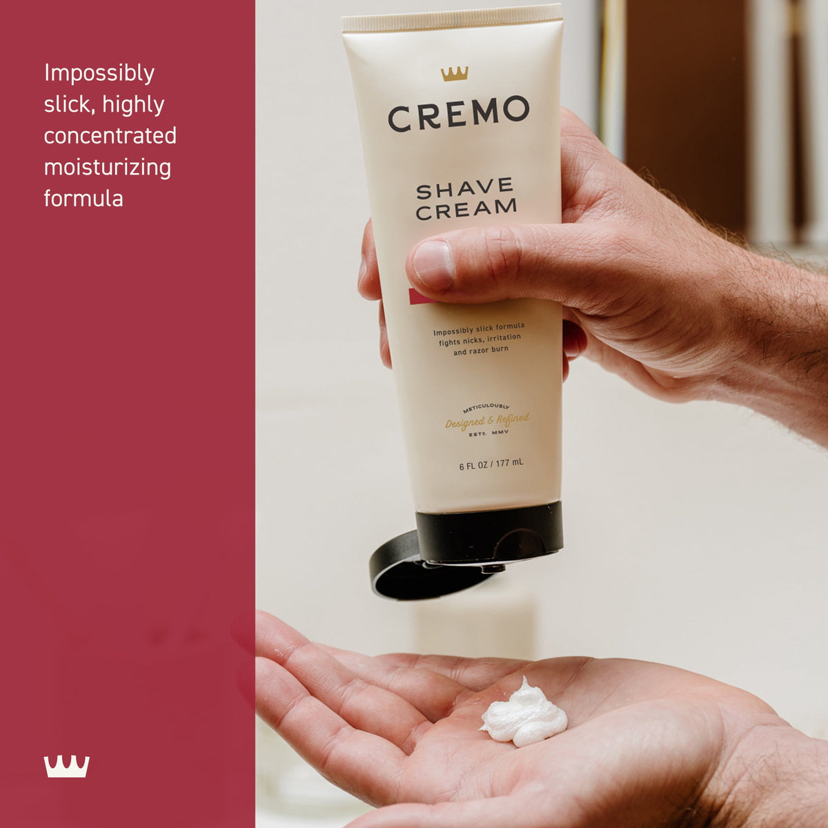 Cremo Original Moisturizing Shaving Cream for Men,  6 Fl Oz