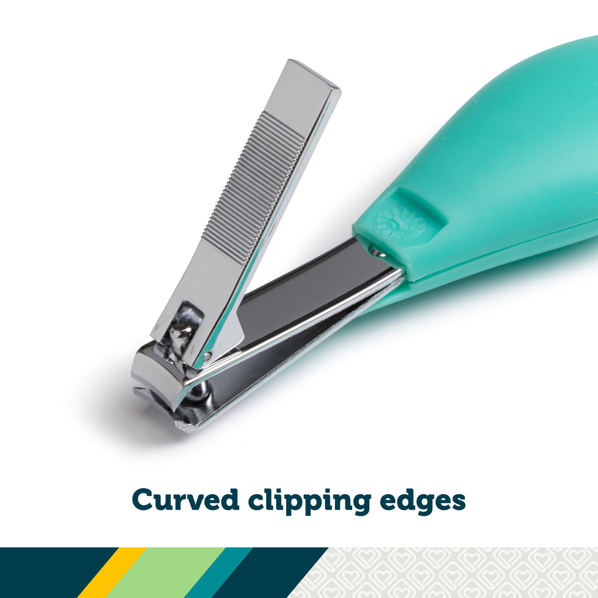 Safety 1st Baby's 1st Nail Care Clipper Emery Board Set, Sea Stone Aqua, Infant