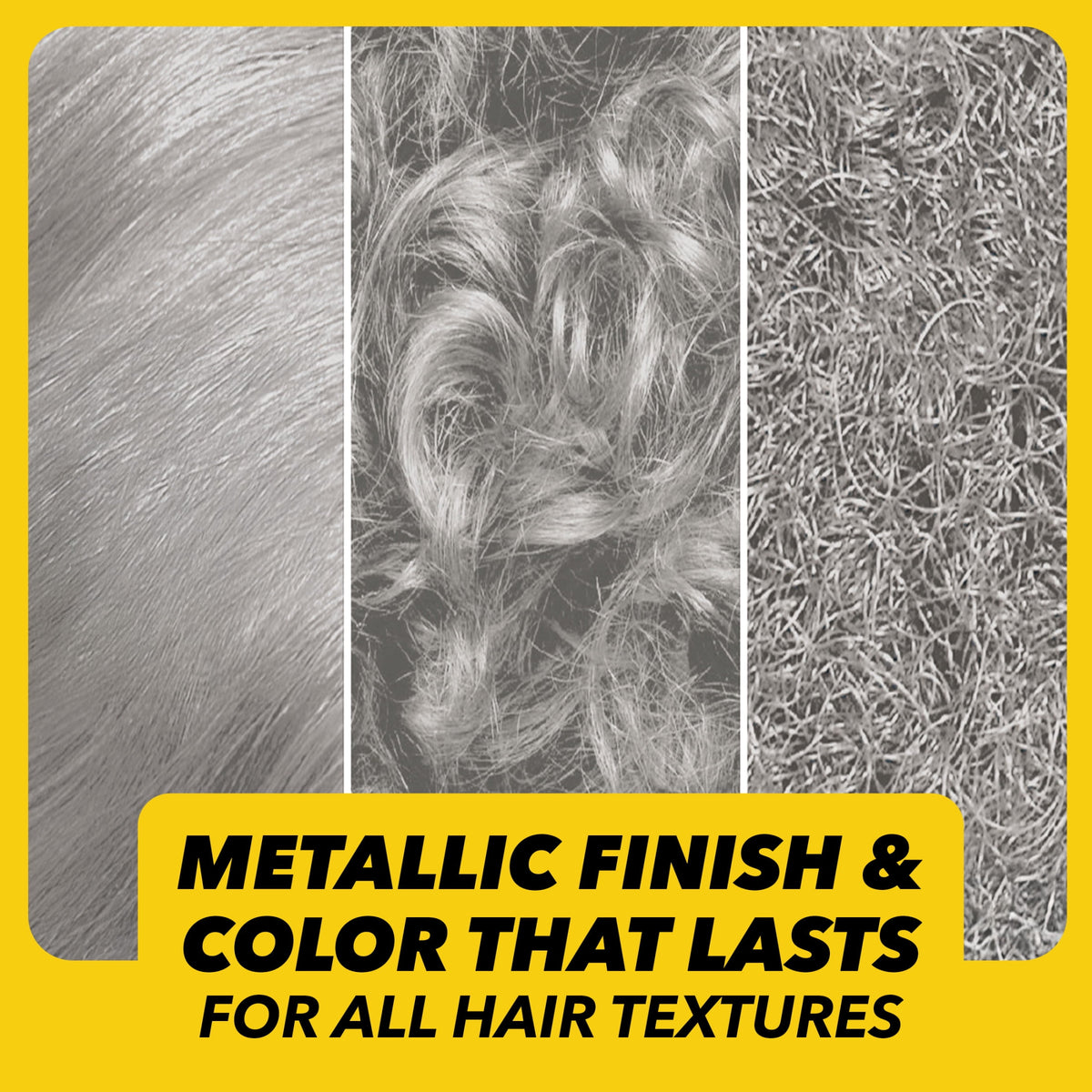 got2b Metallics Permanent Hair Dye, M71 Metallics Silver, Hair Color for Women & Men, 1 Kit