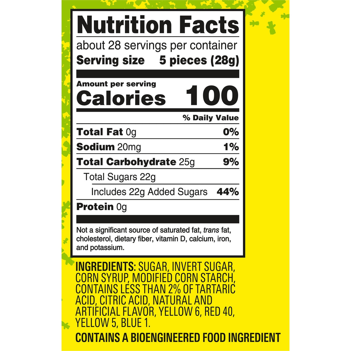 SOUR PATCH KIDS Big Kids Soft & Chewy Gummy Candy, Family Size, Bulk Candy, 1.7 lb