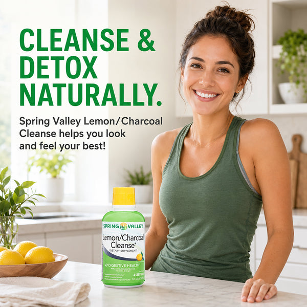 Spring Valley Lemon/Charcoal Colon Cleanse, 16 fl oz