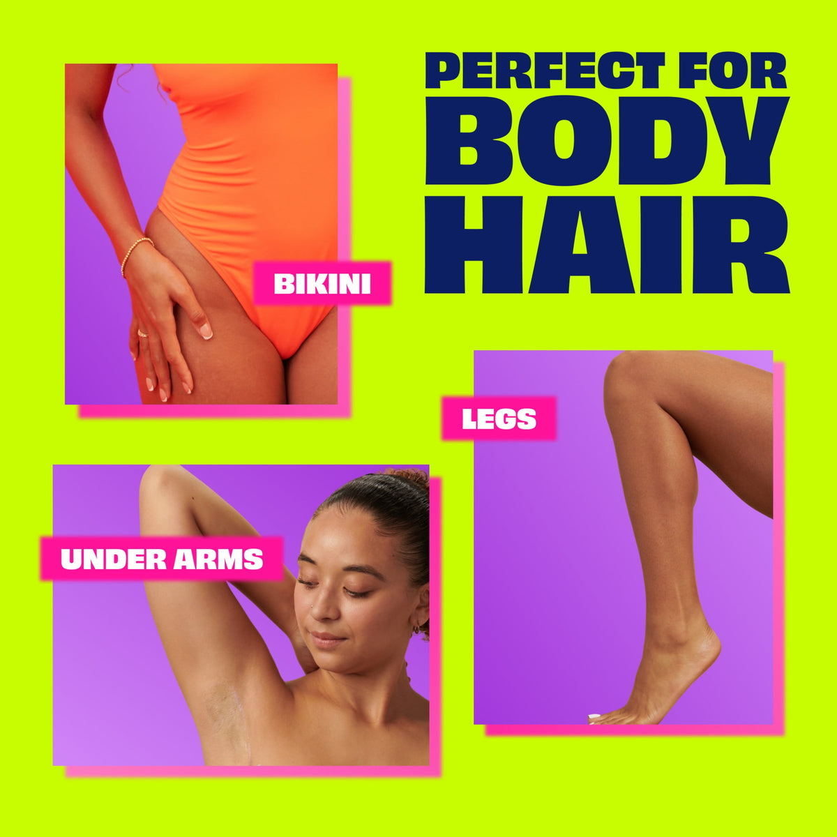 Nair Wax Ready Strips, Hair Removal Wax Strips For Legs and Body, 40 Count Plus 6 Post Wipes