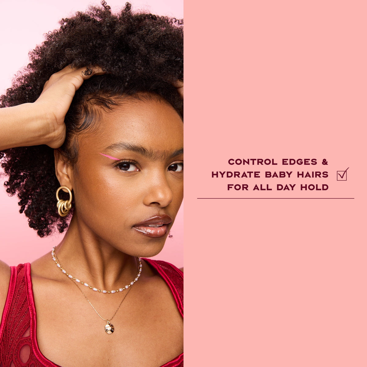 SheaMoisture Define & Shine Edge Gel + Flaxseed Holds and Controls Edges All Day Infused With Glycerin, Coconut Oil and an Invigorating Sweet Scent