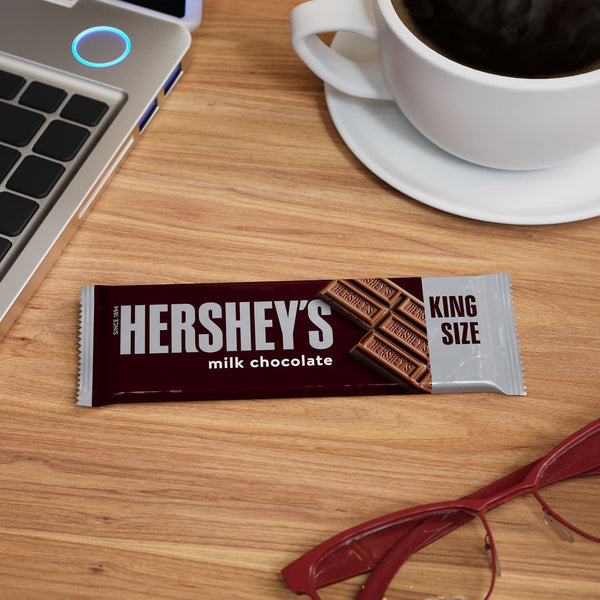 Hershey's Milk Chocolate King Size Candy, Bar 2.6 Oz