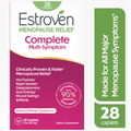 Estroven Menopause Relief Complete Multi-Symptom Daily Supplement, Support for Hot Flashes & Night Sweats, 28 Count