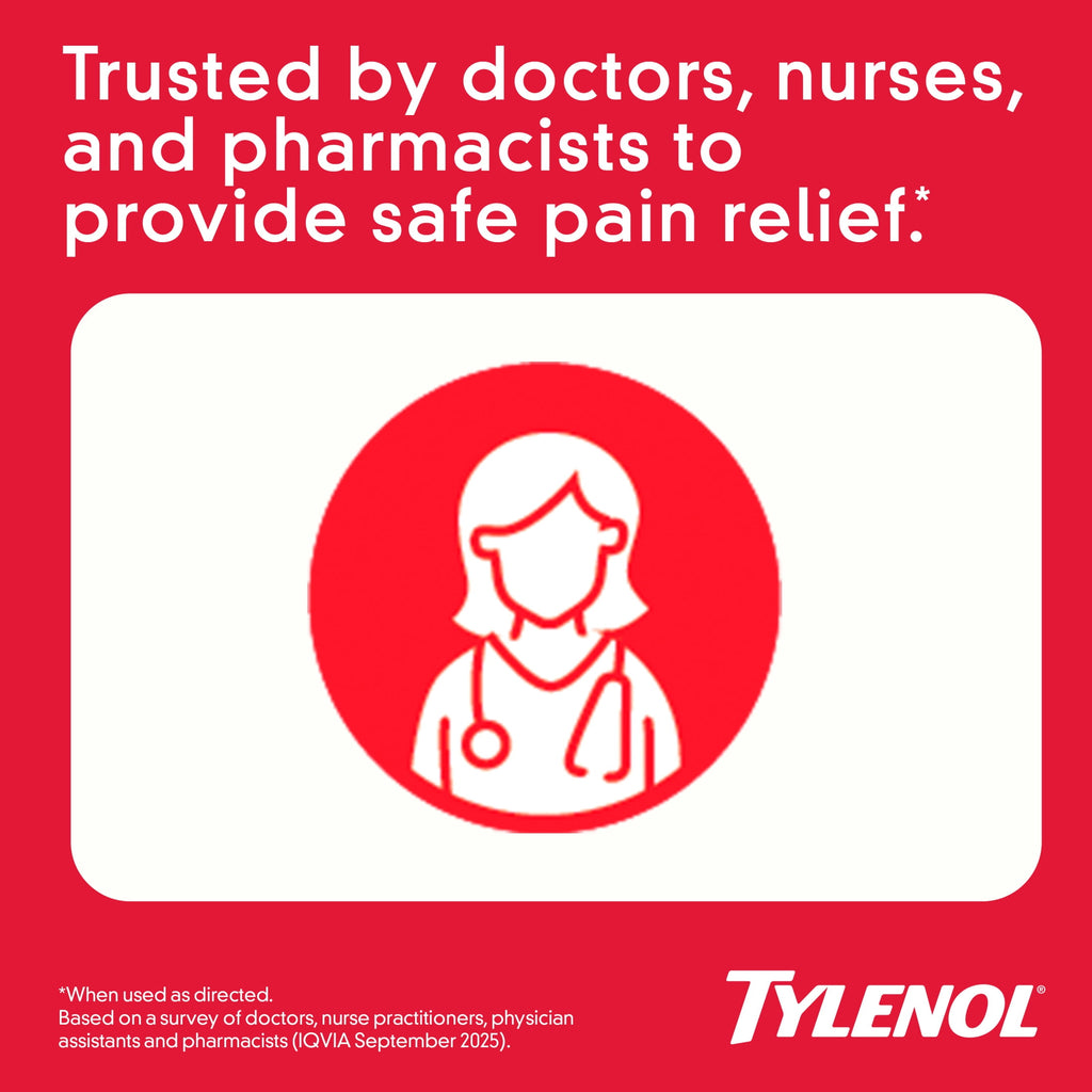 Tylenol Extra Strength Dissolve Packs Pain Relief with Acetaminophen, Berry, 12 Count