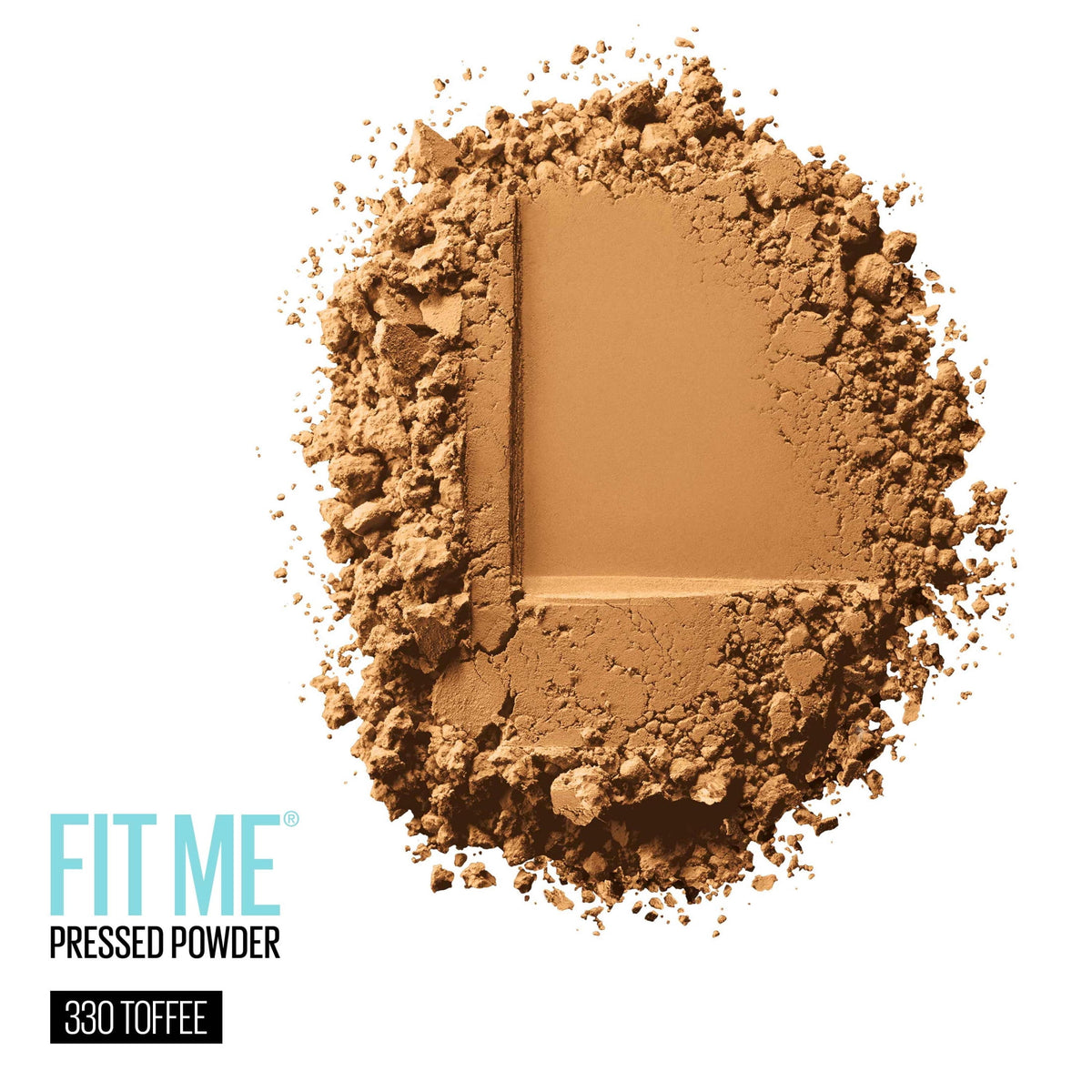 Maybelline Fit Me Matte Poreless Pressed Face Powder Makeup, Toffee, 0.29 oz