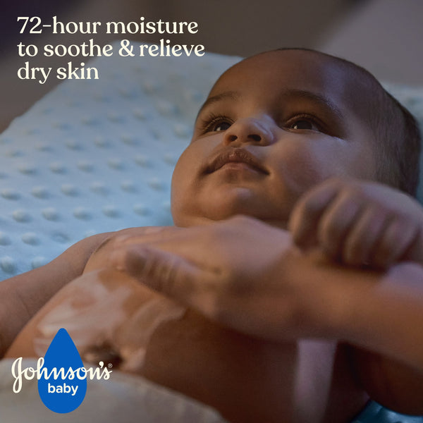 Johnson's Skin Nourish Baby Lotion, Vanilla & Oat Scents, 16.9 fl. oz