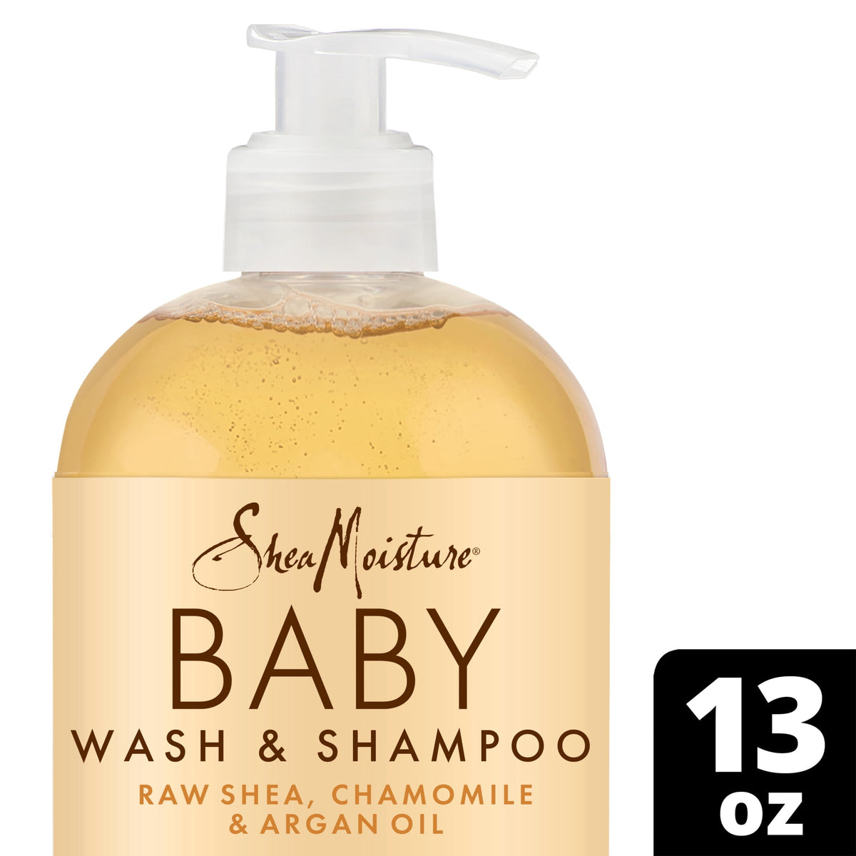 SheaMoisture Baby Wash & Shampoo For All Skin Types Raw Shea, Chamomile & Argan Oil Baby Wash And Shampoo With Frankincense & Myrrh To Help Cleanse