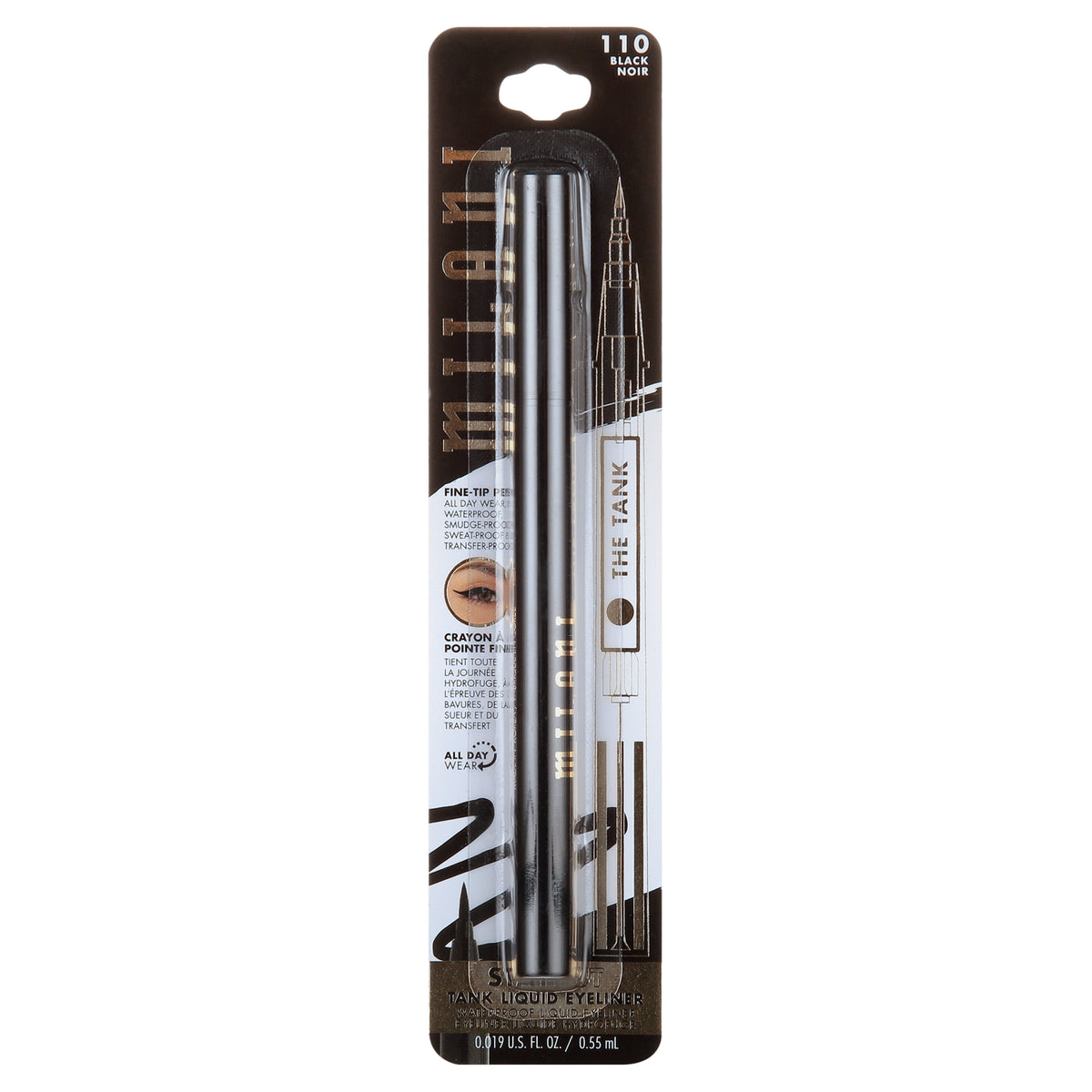 MILANI Tank Liquid Eyeliner, Black