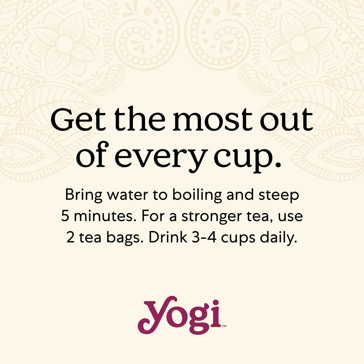Yogi Vanilla Spice Perfect Energy, Organic Black Wellness Tea Bags, 16 Count