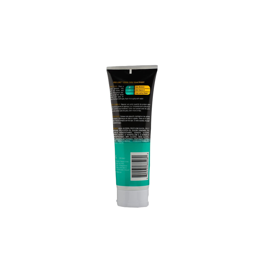 Pro Line Comb-Thru Wave Keeper Styling Gel, 8 oz, Hair & Scalp Conditioner, Moisturizing, Unisex