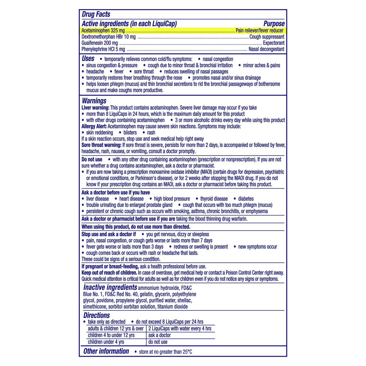 Vicks DayQuil SEVERE Cold & Flu, LiquiCap Medicine, 24 Count