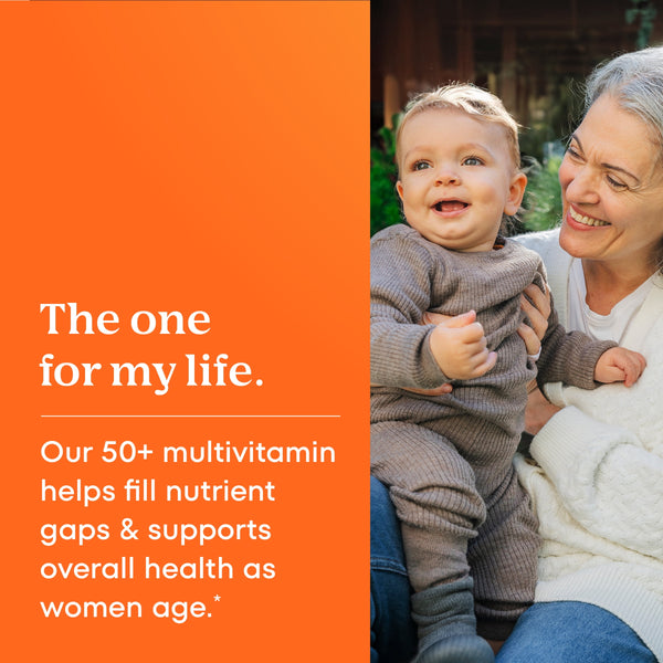 One A Day Multivitamin for Women 50 and Over, Women’s Vitamins for Bone Health, 100 Count