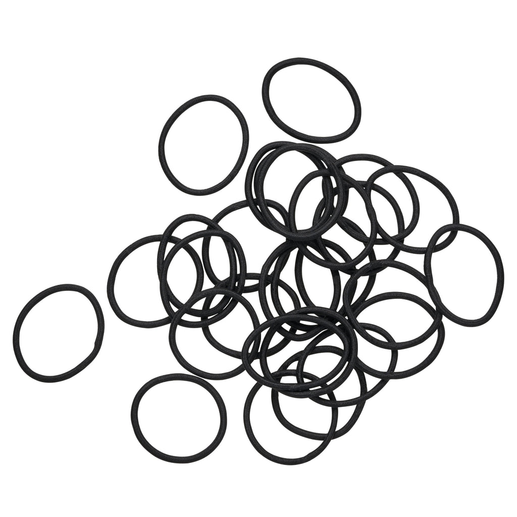 Goody Ouchless Braided Hair Elastics, Classic Black, 28 Count