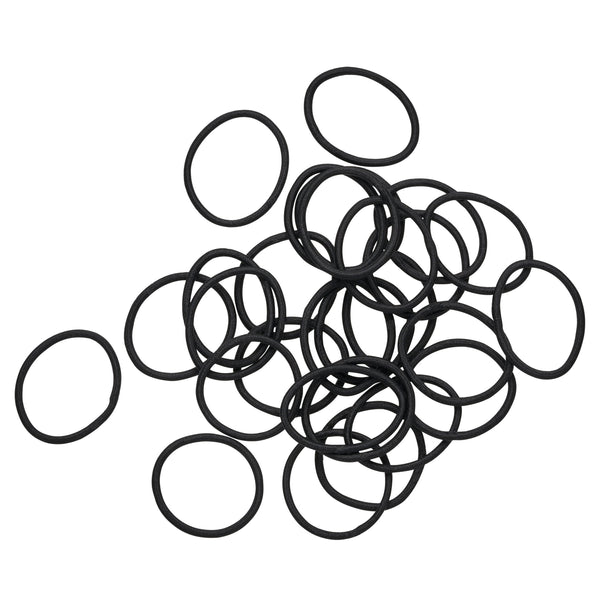 Goody Ouchless Braided Hair Elastics, Classic Black, 28 Count
