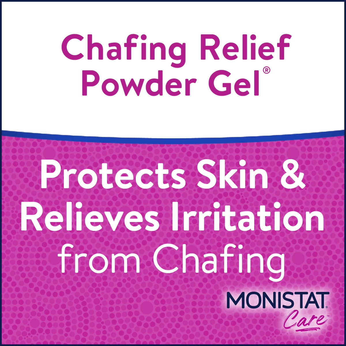 Monistat Chafing Relief Powder Gel, Female Anti-Chafe Protection, Fragrance Free, 1.5 oz