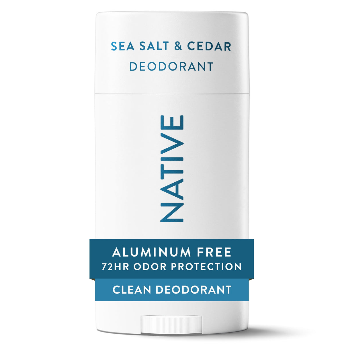 Native Deodorant for Women & Men, Aluminum Free, Sea Salt & Cedar, 2.65 oz