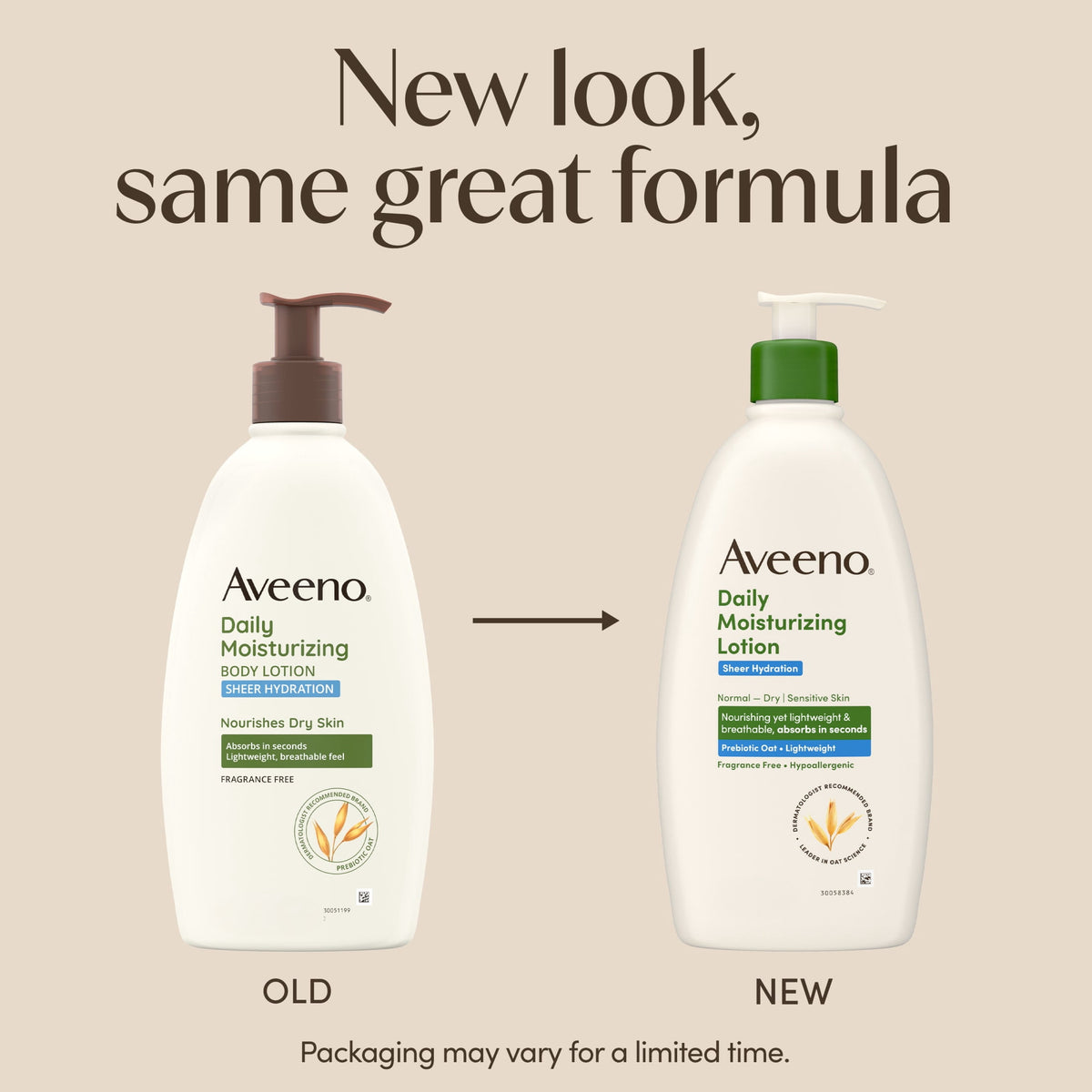 Aveeno Daily Moisturizing Sheer Hydration Body Lotion, 18 Fl oz