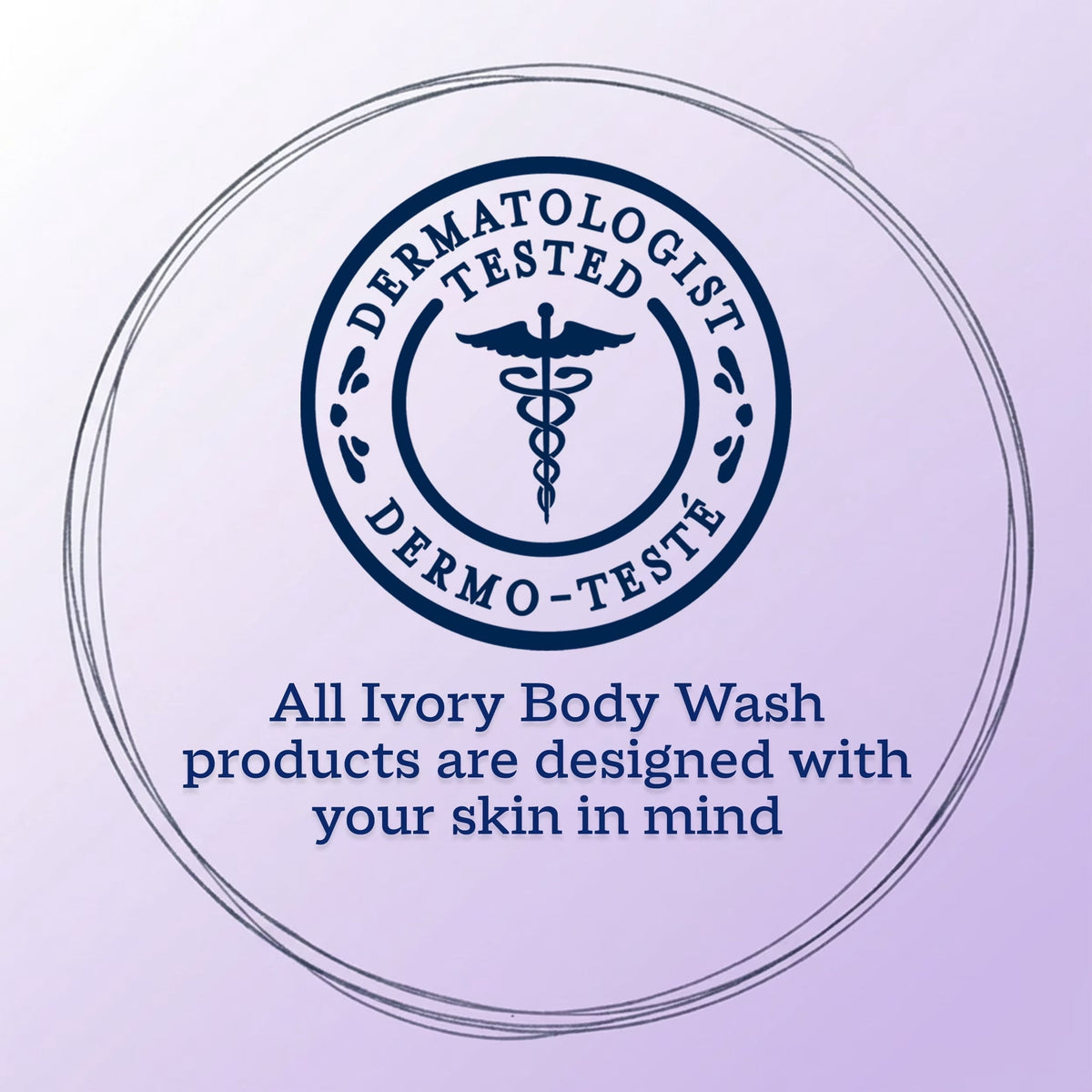 Ivory Body Wash, Mild Gentle, Lavender Scent, for All Skin Types, 35 fl oz