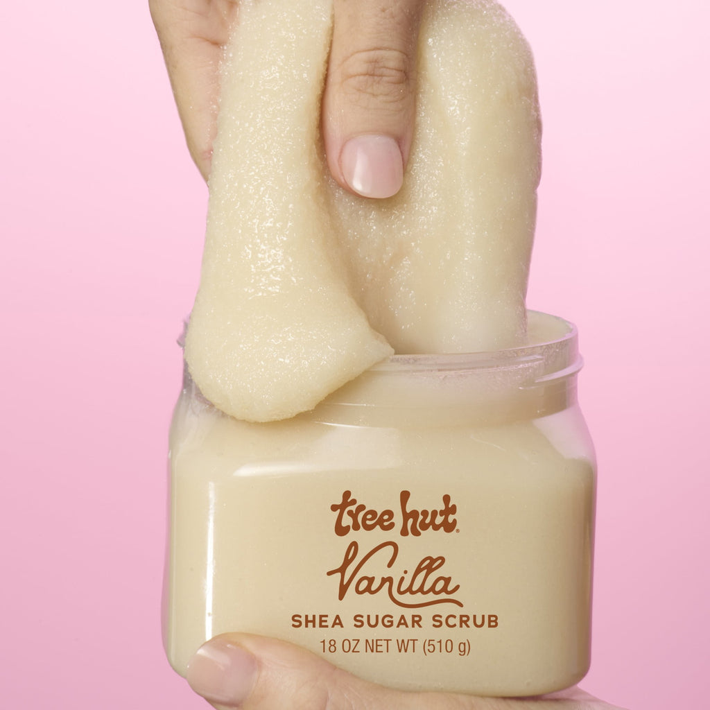 Tree Hut Tahitian Vanilla Shea Sugar Scrub, 18 oz