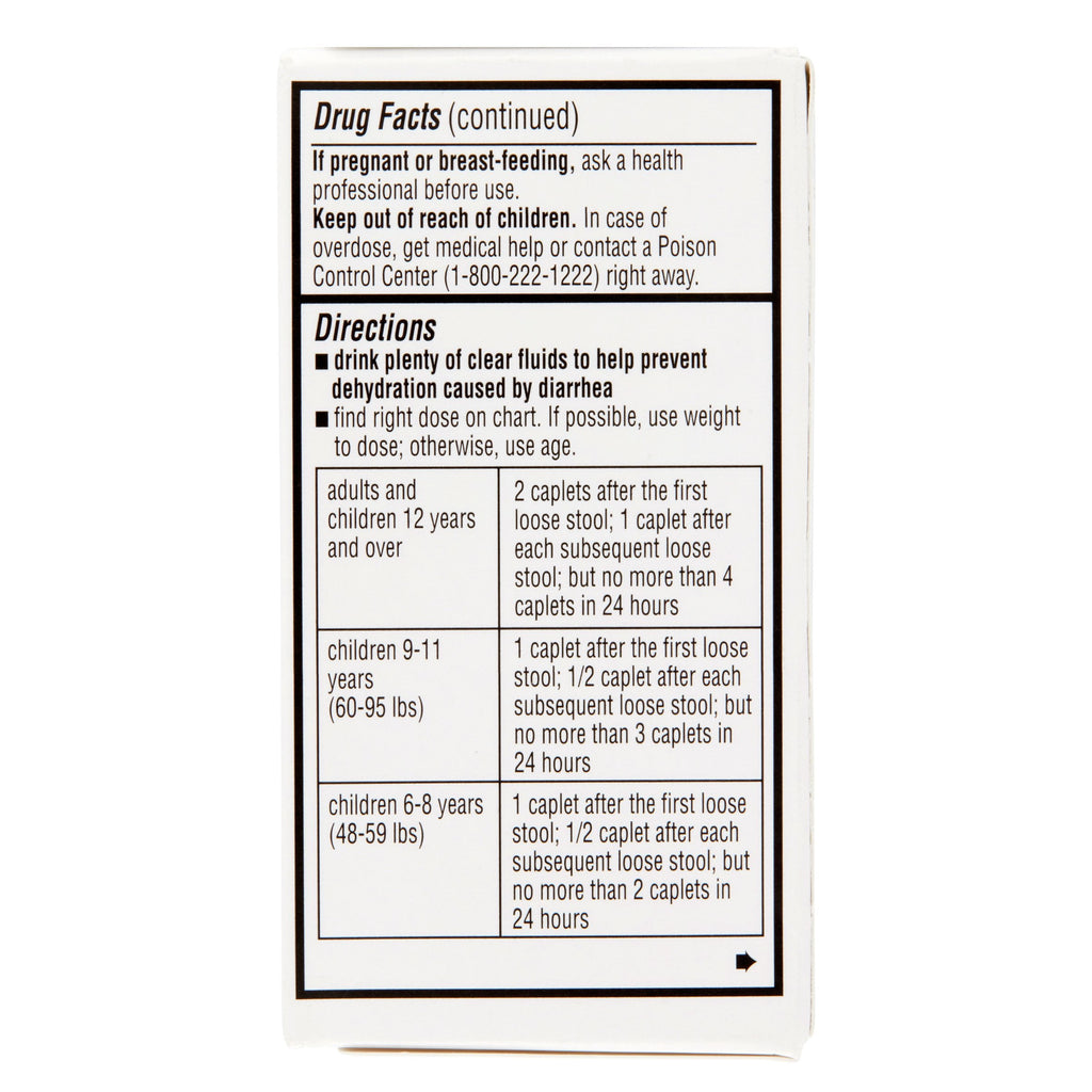 Quality Plus Caplets for Diarrhea Relief, Loperamide HCl 2mg, 12 Count
