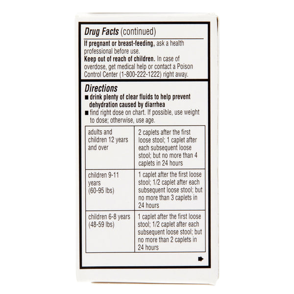 Quality Plus Caplets for Diarrhea Relief, Loperamide HCl 2mg, 12 Count