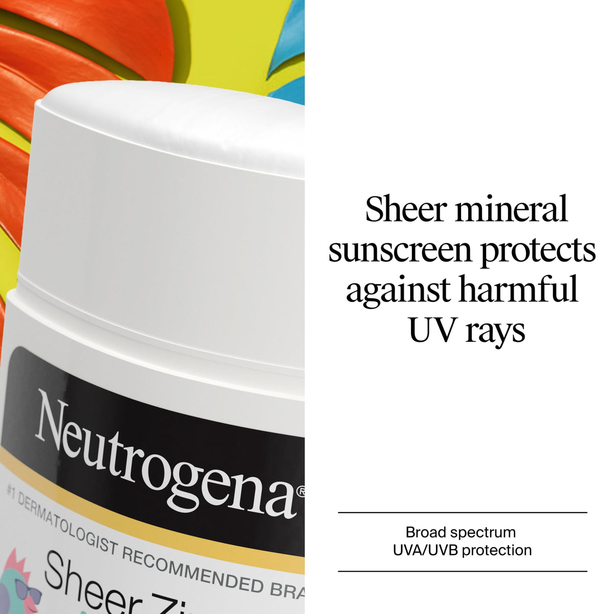 Neutrogena Sheer Kids Mineral Sunscreen Stick, SPF 50, 1.5 oz