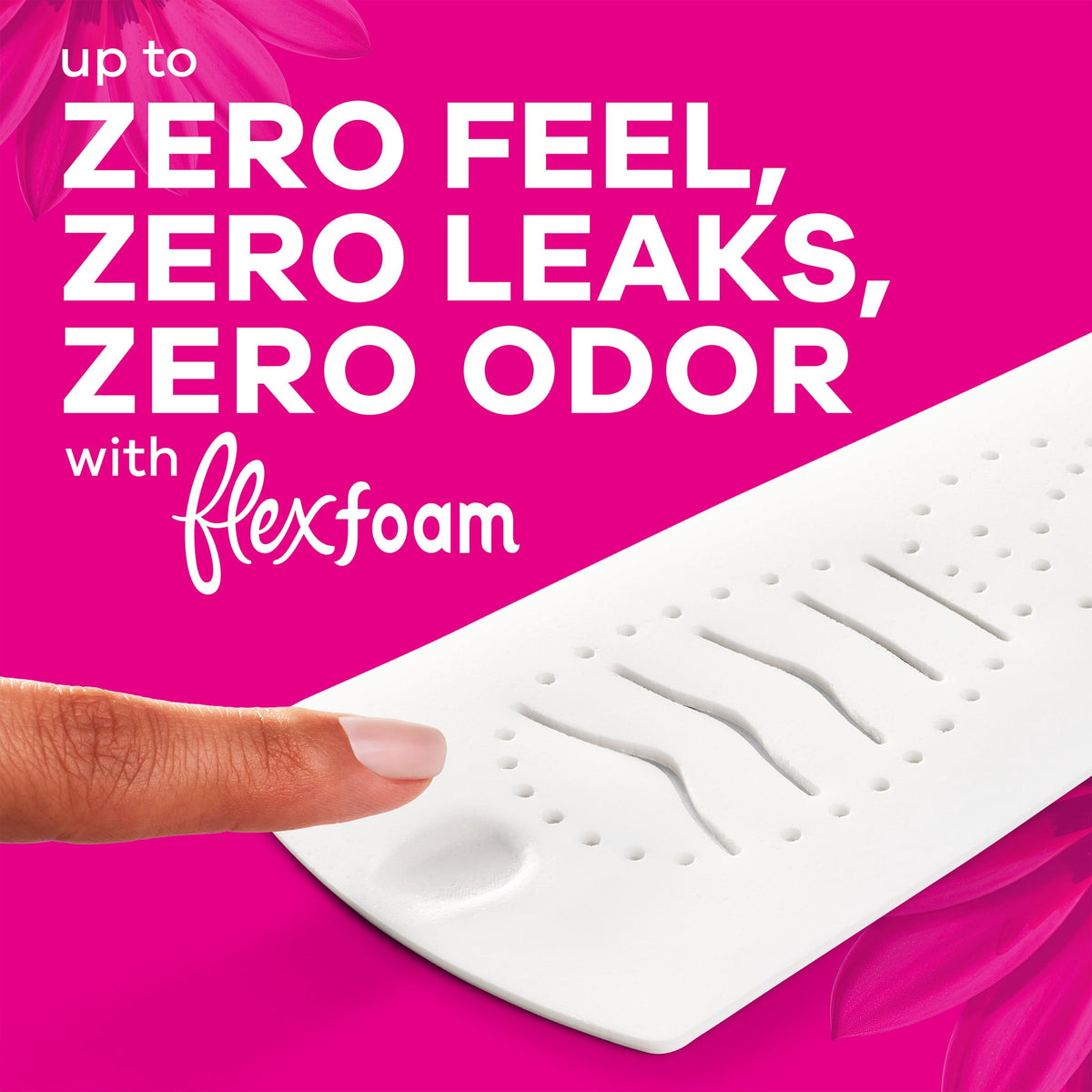 Always Radiant with FlexFoam Pads, Size 3, Extra Heavy, Wings, 22 Count
