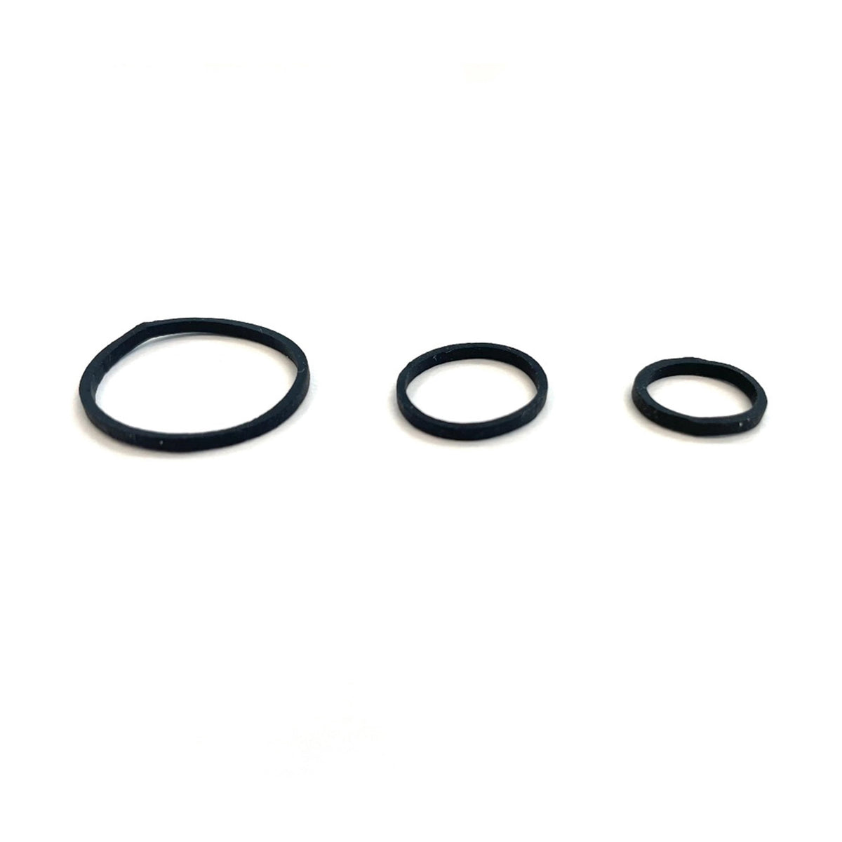 Goody Mini Rubber Bands Black Ouchless Hold Hair Elastics for Fine Hair - 250 Count