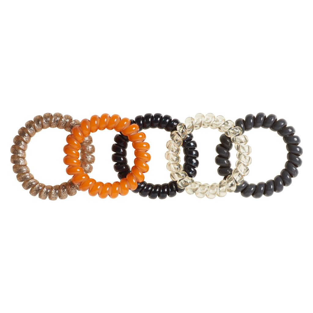 Goody Ouchless Jelly Band Coil, Small Ponytail Holders, Assorted Colors, 5 Ct