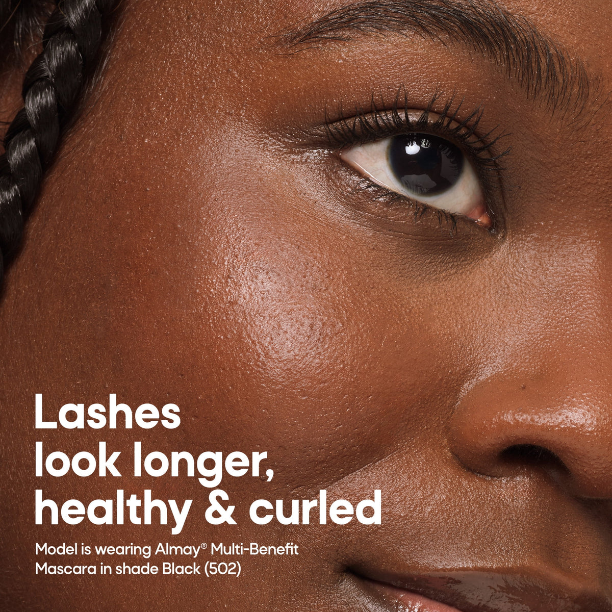 Almay Multi-Benefit Mascara, Volumizing + Lengthening, Hypoallergenic, 501 Blackest Black
