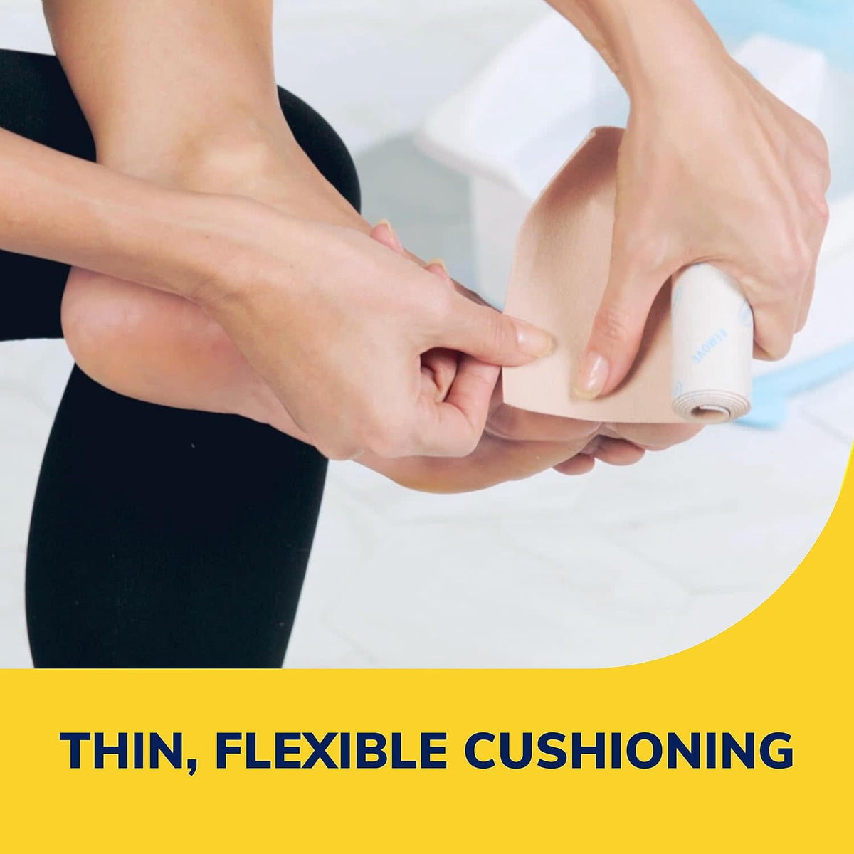Dr. Scholl's Moleskin Padding Roll, Thin, Flexible Cushioning, Cut to Any Size, 1 Each