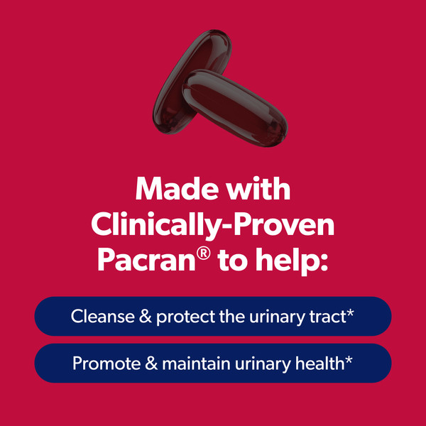 AZO Cranberry Urinary Tract Health Supplement, Helps Cleanse & Protect for Reduced UTIs, 100 Count