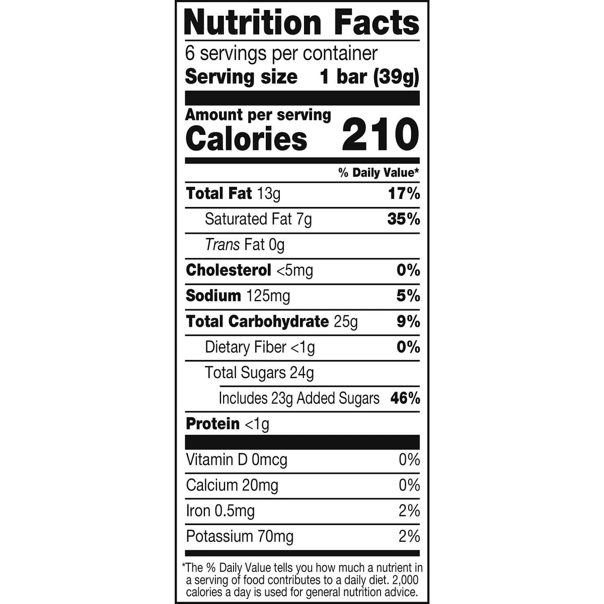 Heath Chocolatey English Toffee Candy, Bars 1.4 oz, 6 Count