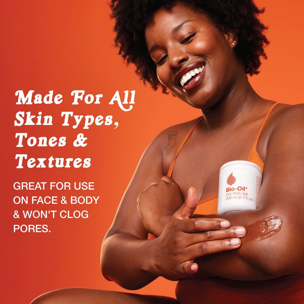 Bio-Oil Dry Skincare Gel with Soothing Emollients & Vitamin B3, Non-Comedogenic, 3.4 fl oz